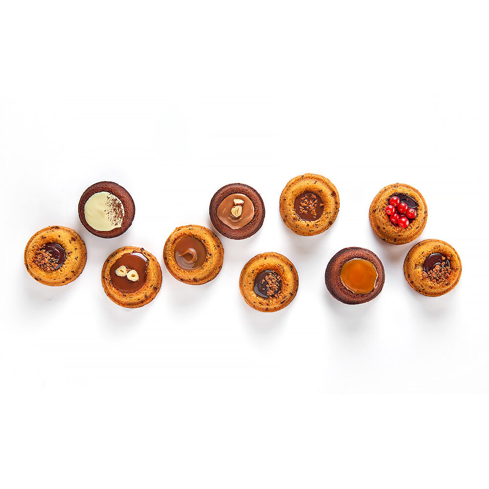 C/48PC TIGER MARBLED SOFT CAKES NATURE