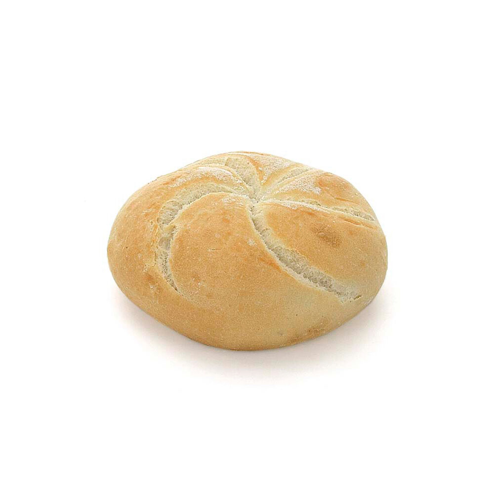 X 120PCS KAISER ROLL WHITE - NATURAL 65GR