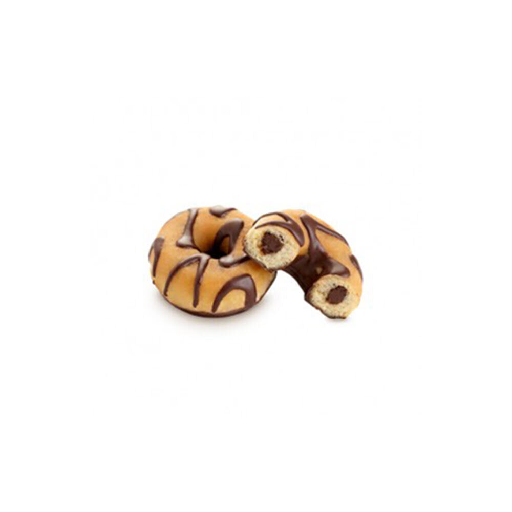 C/36PC DONUT ROLL CHOC DOTS FILL.HAZELNUT