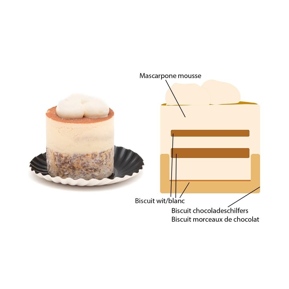 C/24PC PAT. INDIV. TIRAMISU