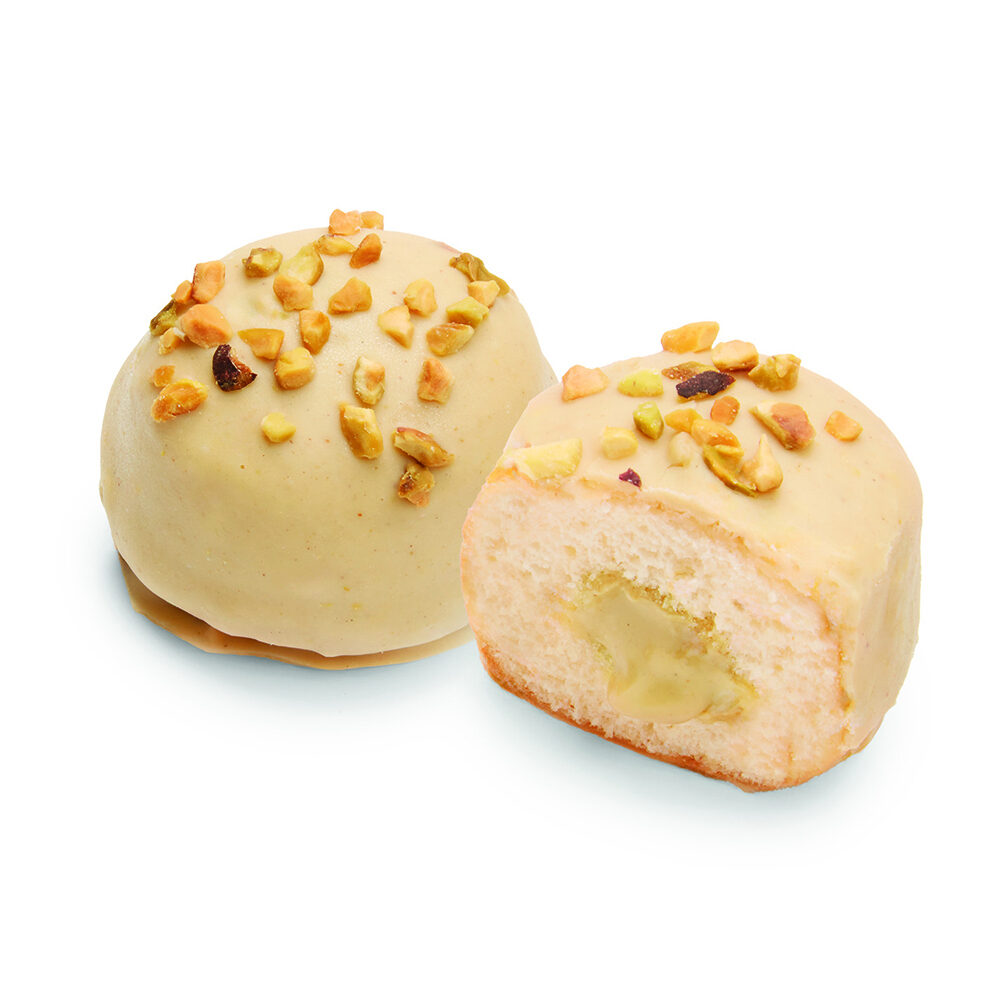 C/88ST BEIGNET ENROBES FOURRE PISTACHE POPDOTS RSPO 24G