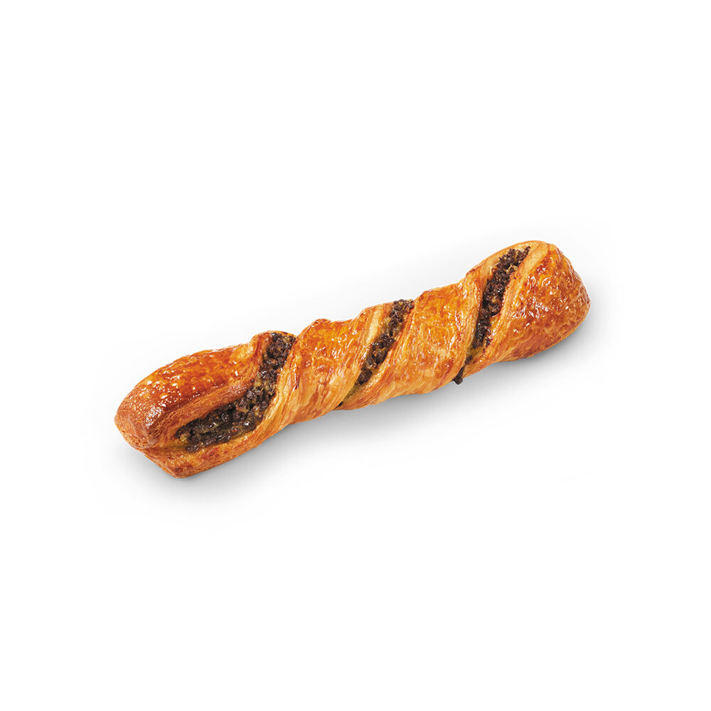 C/65PC DARK CHOCOLATE TWIST FINE BUTTER 110G CRU BRIDOR