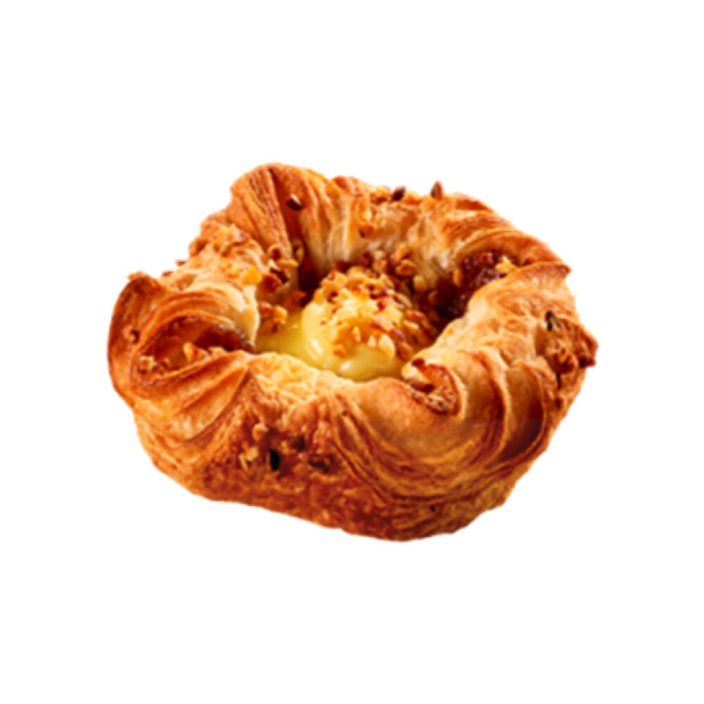 X48ST VEGAN VANILLA AND CHOPPED HAZELNUT CROWN 90G (39774)