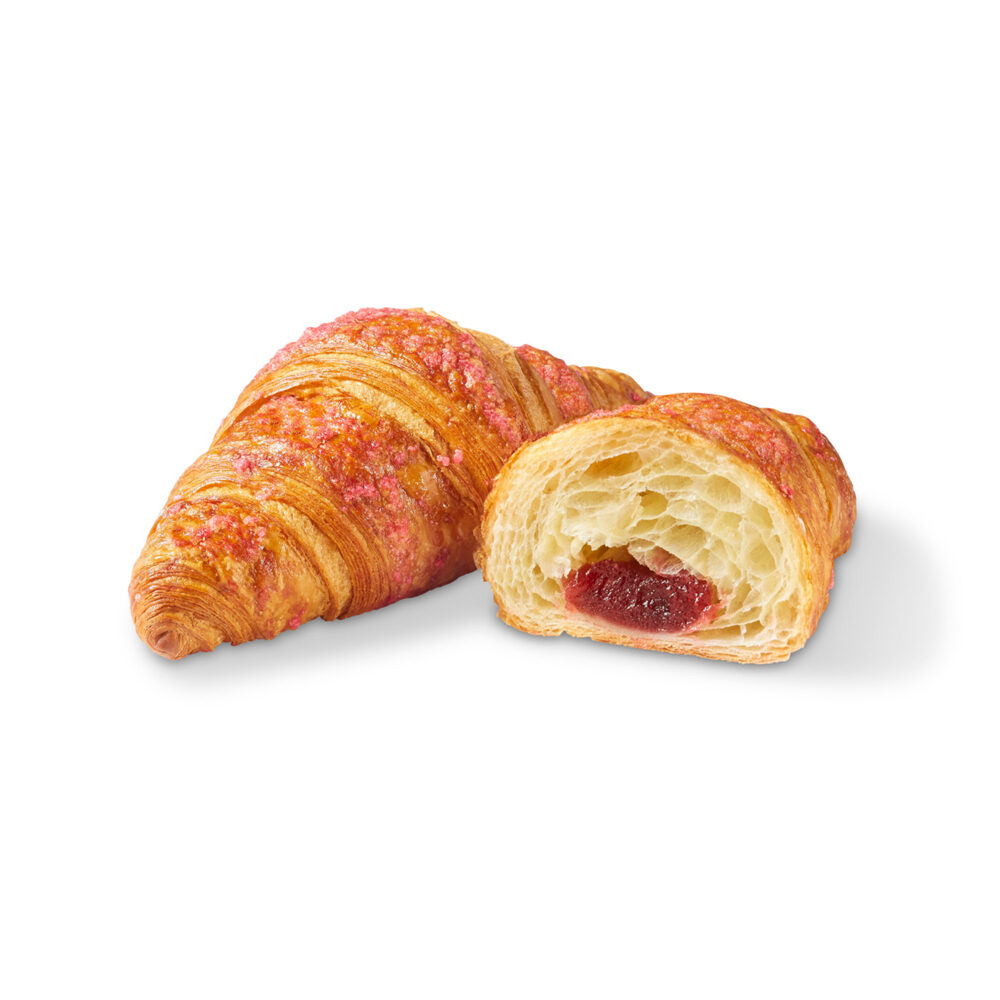 C/40ST CROISSANT MET FRAMBOOSVULLING 90G