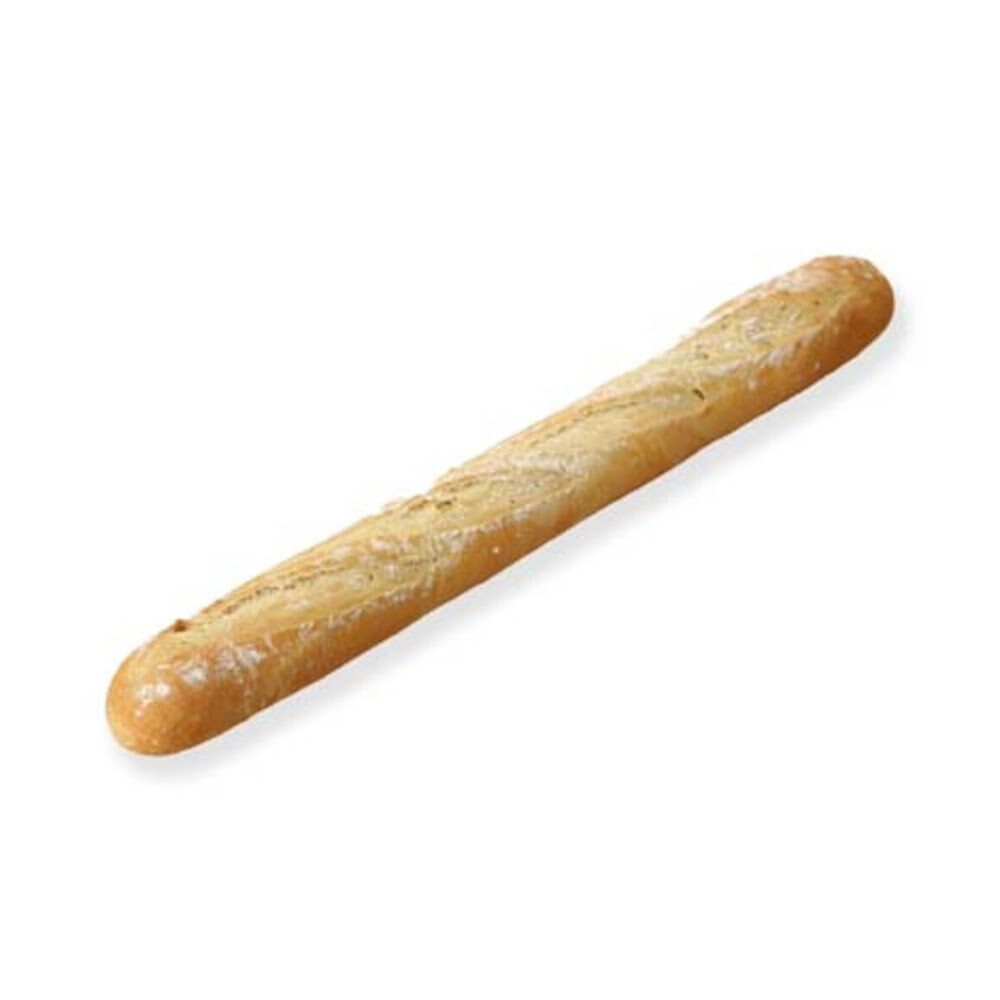 C/20ST BAGUETTE PLUS WHITE WITH FLOWER 57CM 310G