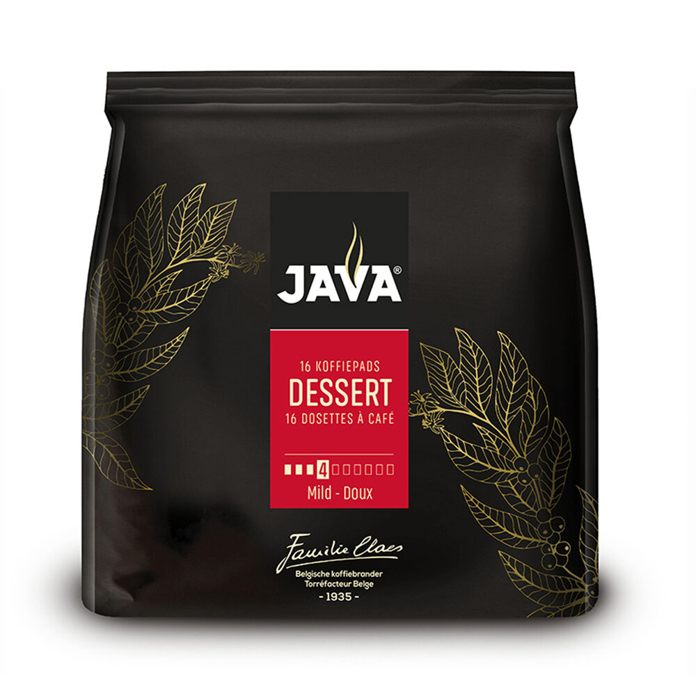 C/12X16ST CAFÉ PADS DESSERT 7GR JAVA