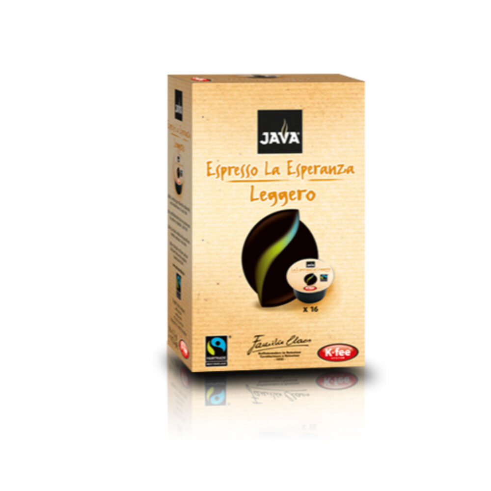 C/6X16ST COFFEE CAPSULES LA ESPERANZA LEGGERO 7GR JAVA
