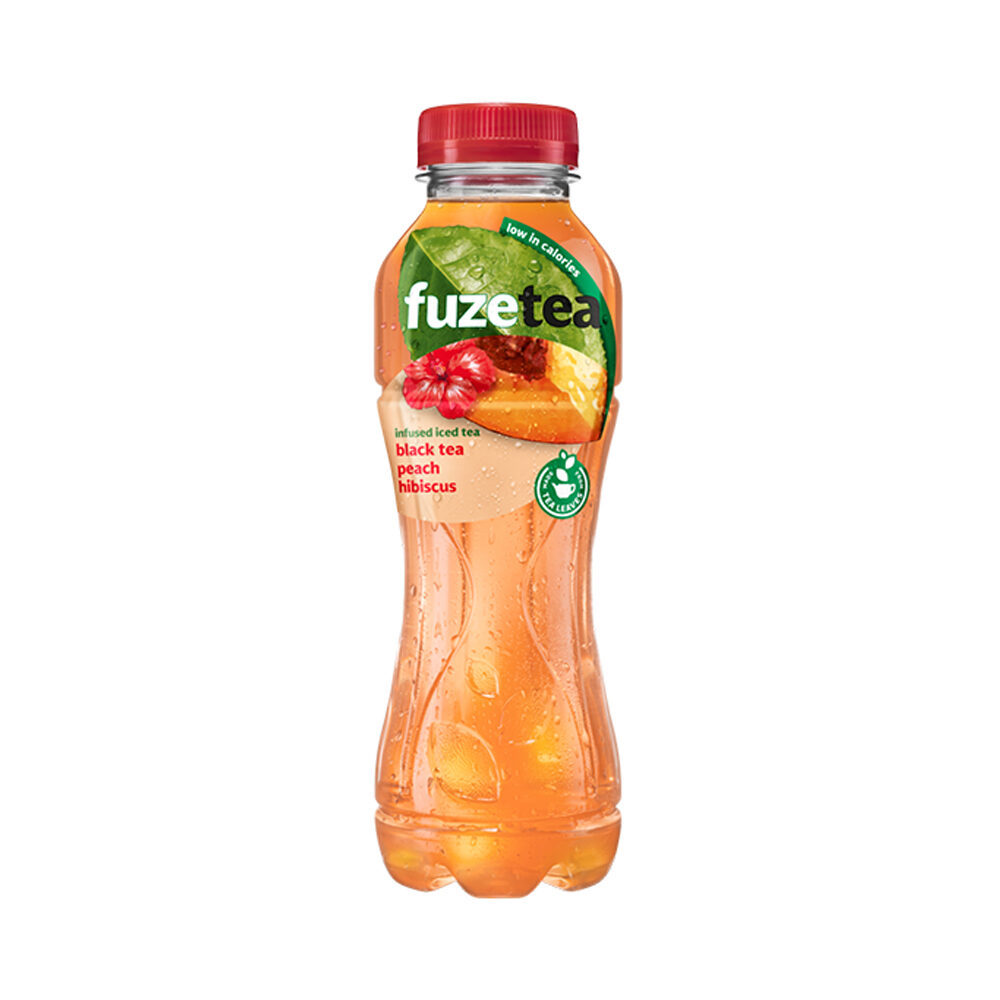 C/4X6ST FUZE TEA BLACK PEACH HIBISCUS 0,4L PET