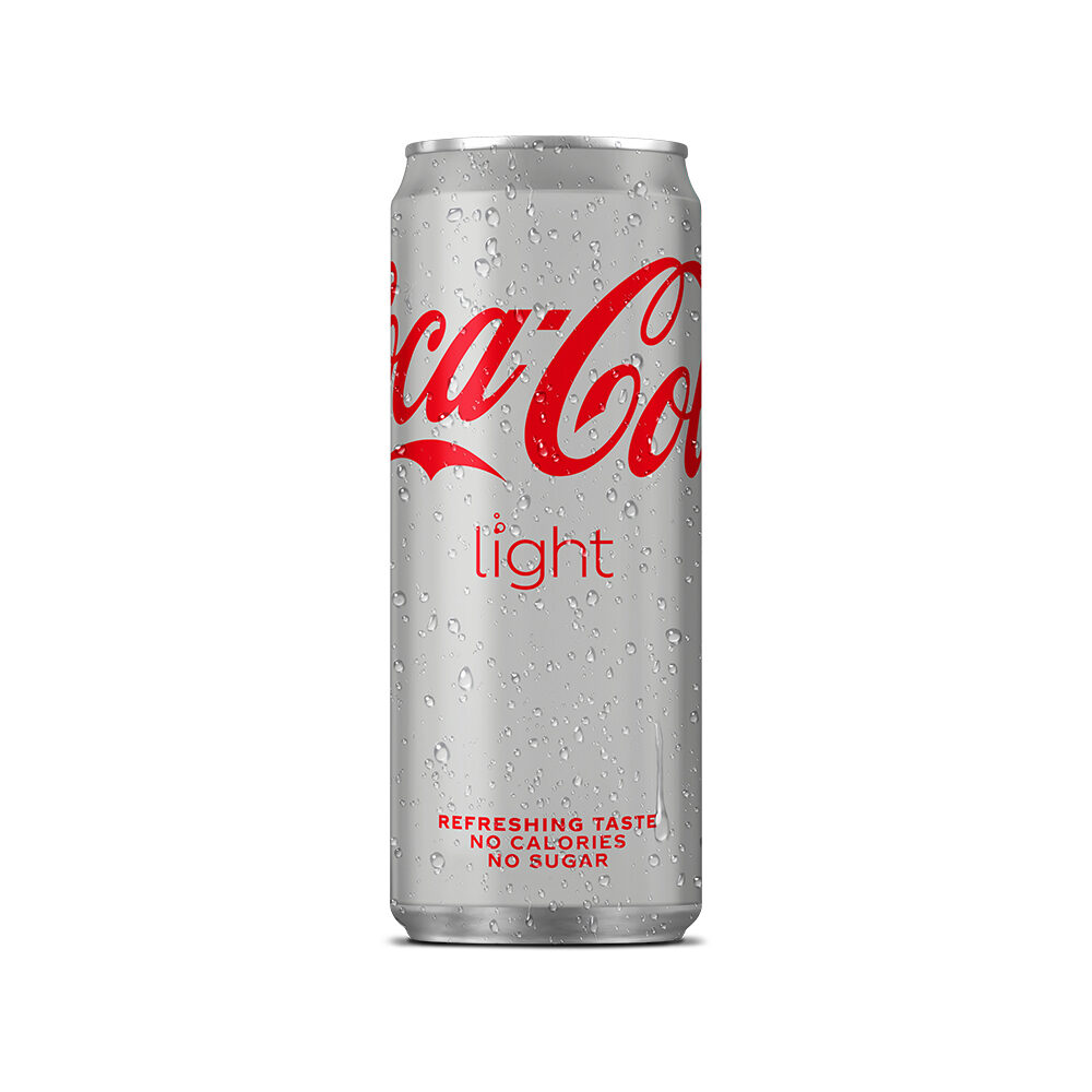 C/24ST. COCA COLA LIGHT BLIK  SLEEK