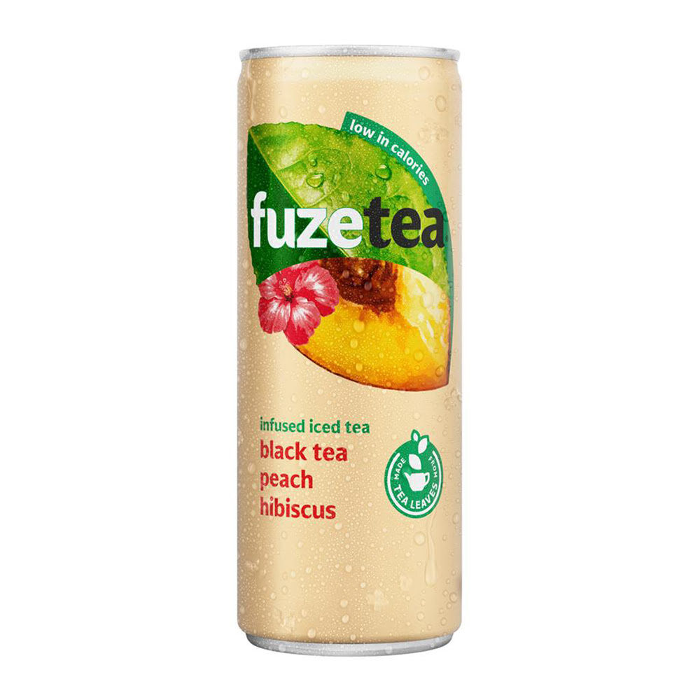 C/6X4ST FUZE TEA BLACK TEA PEACH HIBISCUS  0,33L SLEEK