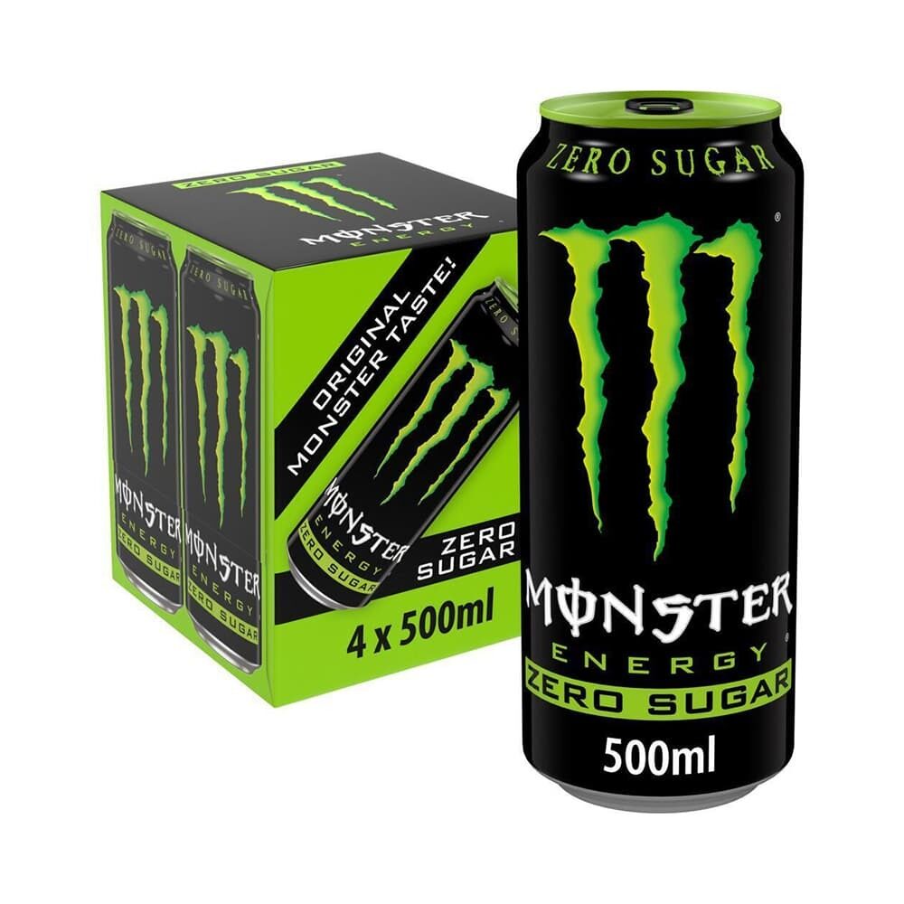 C/24ST MONSTER ENERGY ZERO SUGAR GREEN BLIK 0.50L
