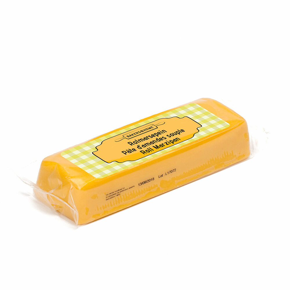 C/12X150GR ROLL MARZIPAN YELLOW B@HOME