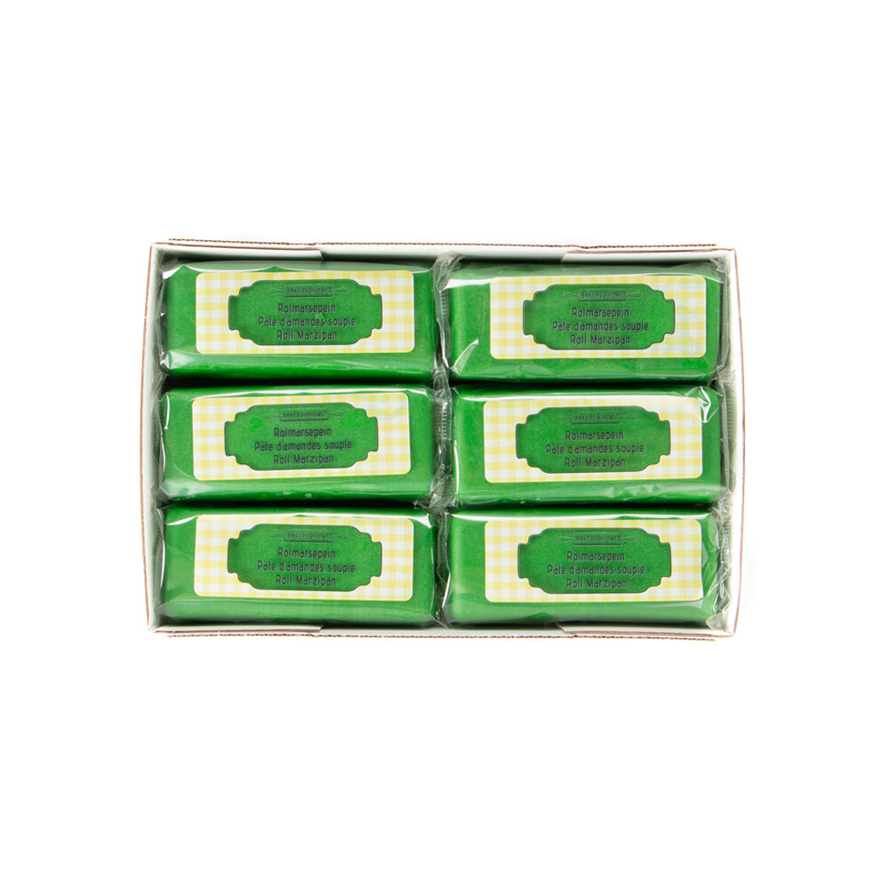 C/12X150GR ROLL MARZIPAN GREEN B@HOME