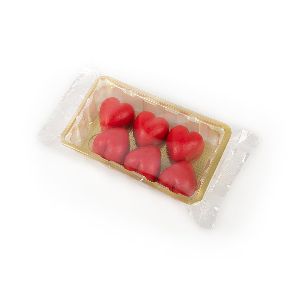 C/30X96GR MARZIP HEART RED 16GR