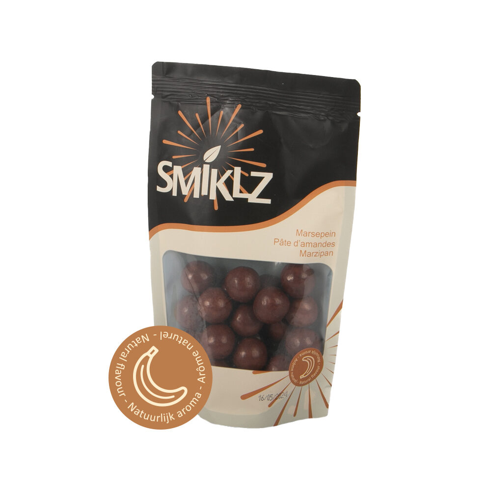 C/20X150GR MARZIP BALL BANANA CHOC COATED