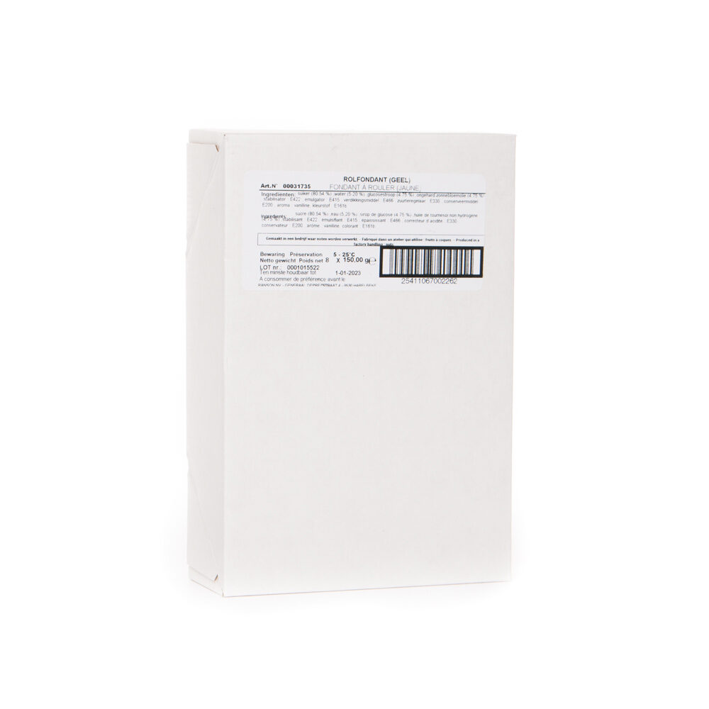 C/8X150GR PATE A SUCRE JAUNE B@H
