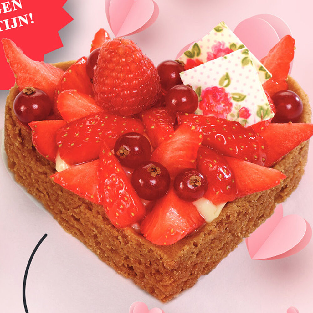 C/80PCS SABLE BRETON SB VALENTINE HEART 8CM