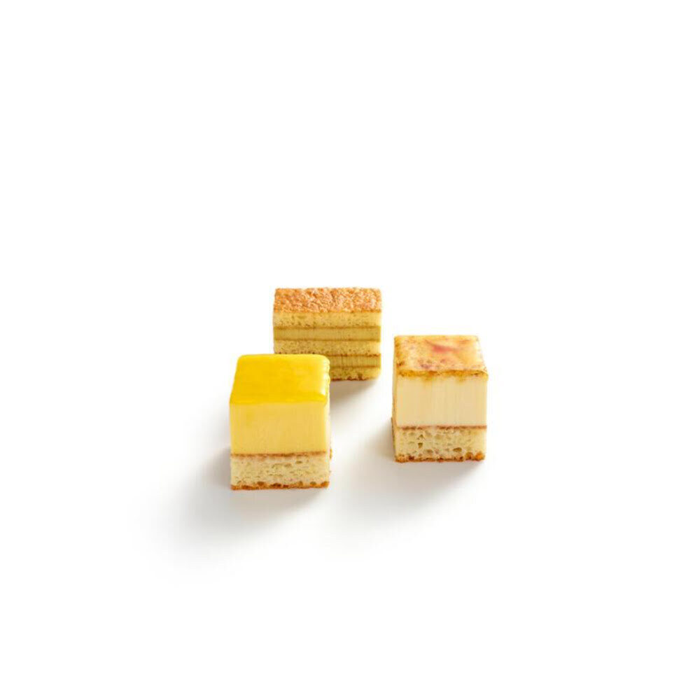 C/3X36PCS MIXED BOX MINI CREME BRULEE-LEMON-PISTACHIO MB31