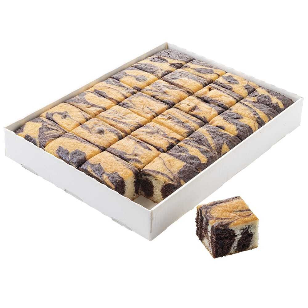 C/3X2KG CHOCOLADE-VANILLE CAKE B945C28 VOORGESNEDEN