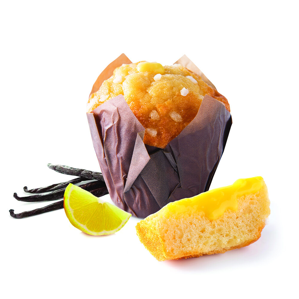 C/20PC BELDESSERT MUFFIN VANILLA LEMON 105GR