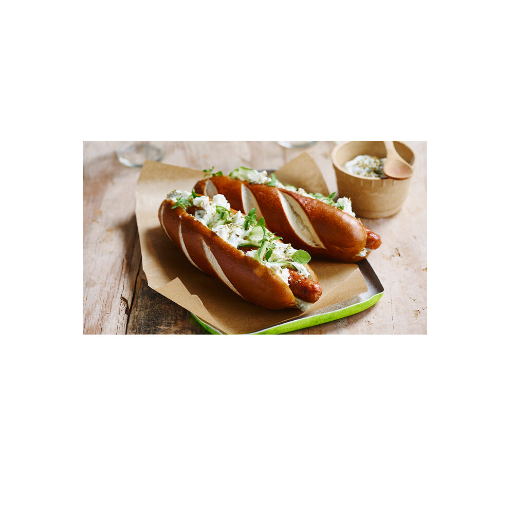 C/60PC LAUGEN HOT DOG PRETZEL ROLL PRE-SLICED  80 PANESCO
