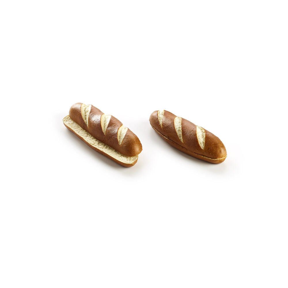 C/60PC LAUGEN HOT DOG PRETZEL ROLL PRE-SLICED  80 PANESCO