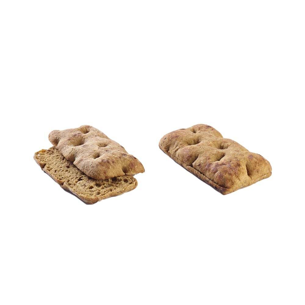 C/32PC SCHIACCIATA ROMANA MULTIGRAIN PRE-SLICED 100G PB
