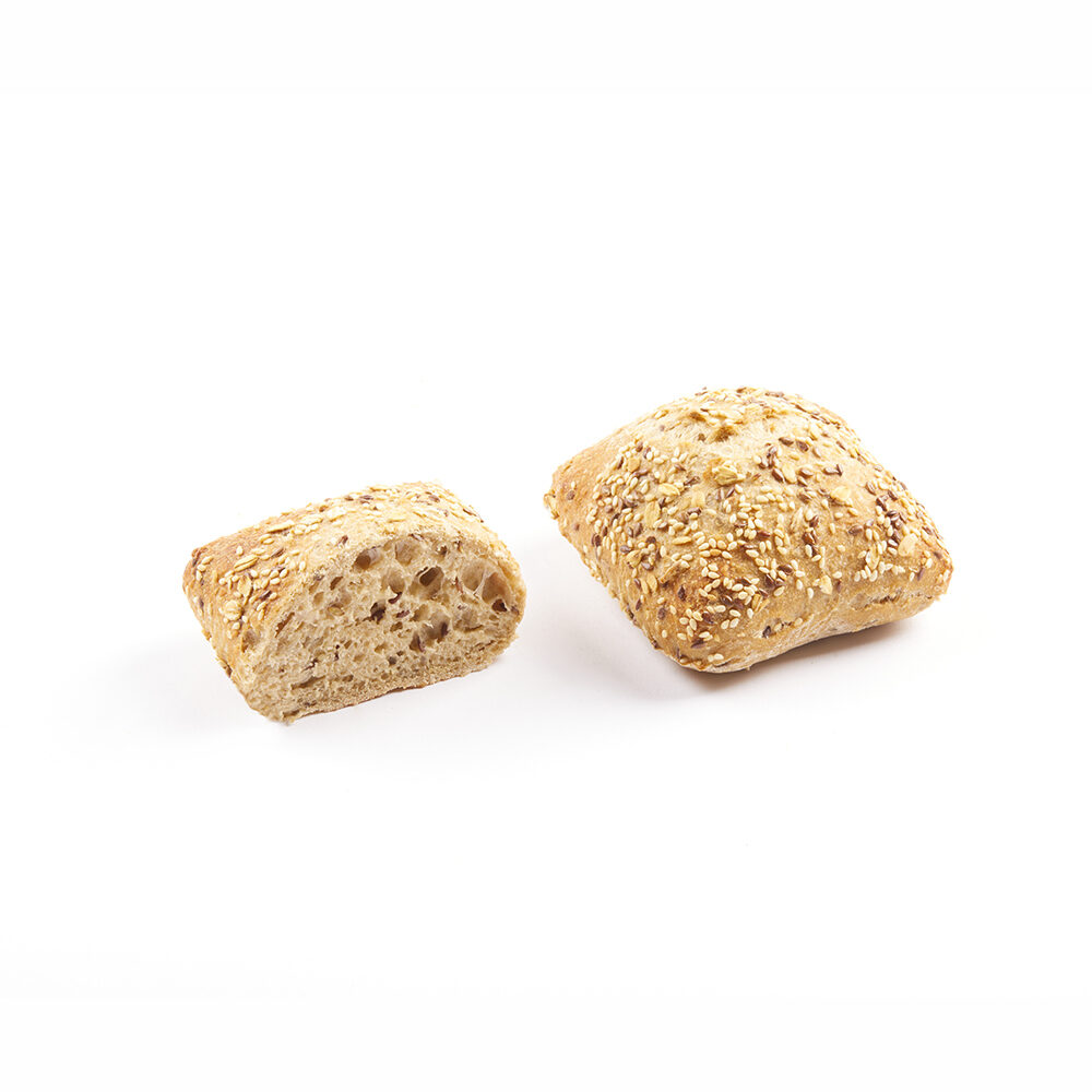 C/40ST WHITE WHEAT ROLL WITH SEEDS 100G PB