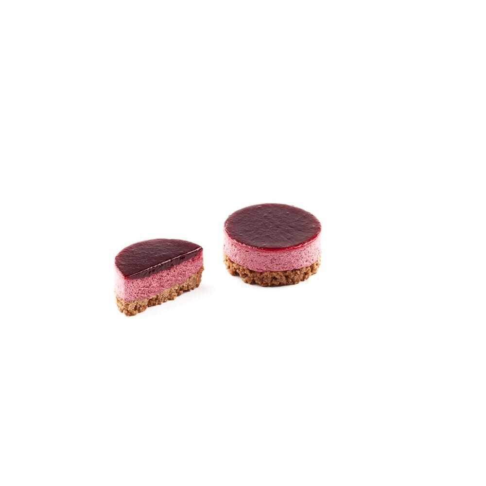 C/15PC VEGAN MOUSSE PASTRY PASSION/MANGO 70G Ø7 CM T&S
