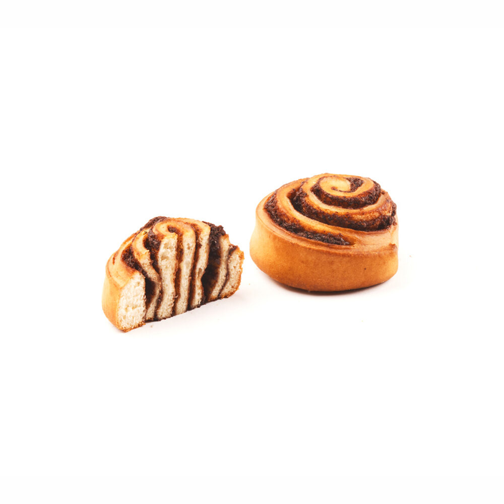 C/48PC CINNAMON ROLL CHOCOLATE DANISH MARGARINE 100G PB