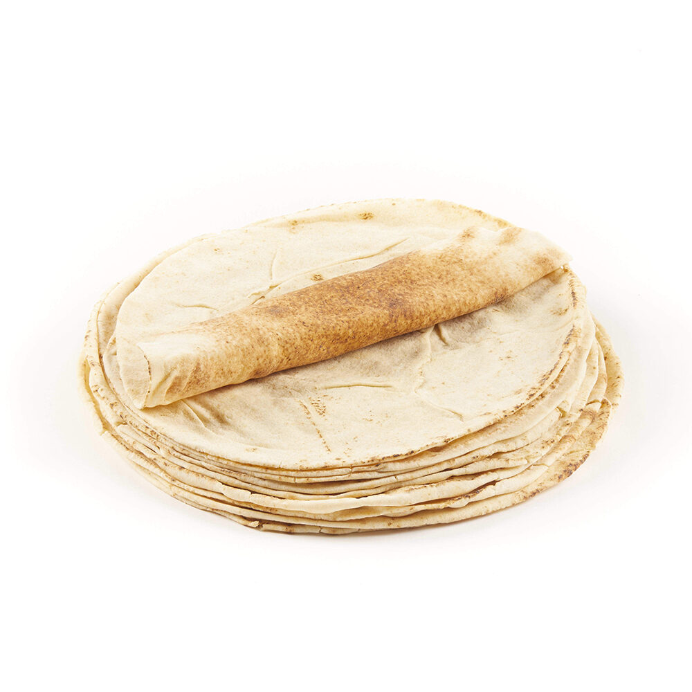 C/75PC LEBANESE FLAT BREAD WHITE 70G T&S