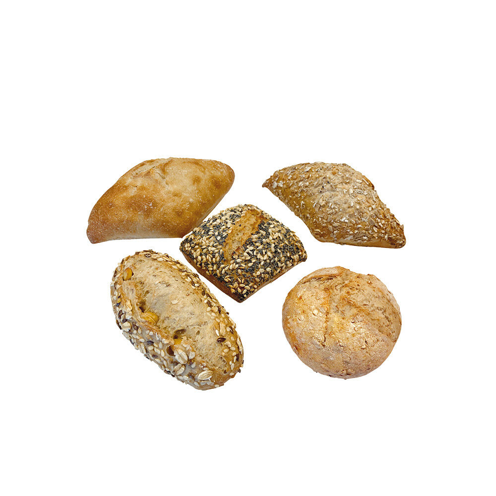 C/125ST MINI BROODJES ASSORTMIMENT 45G
