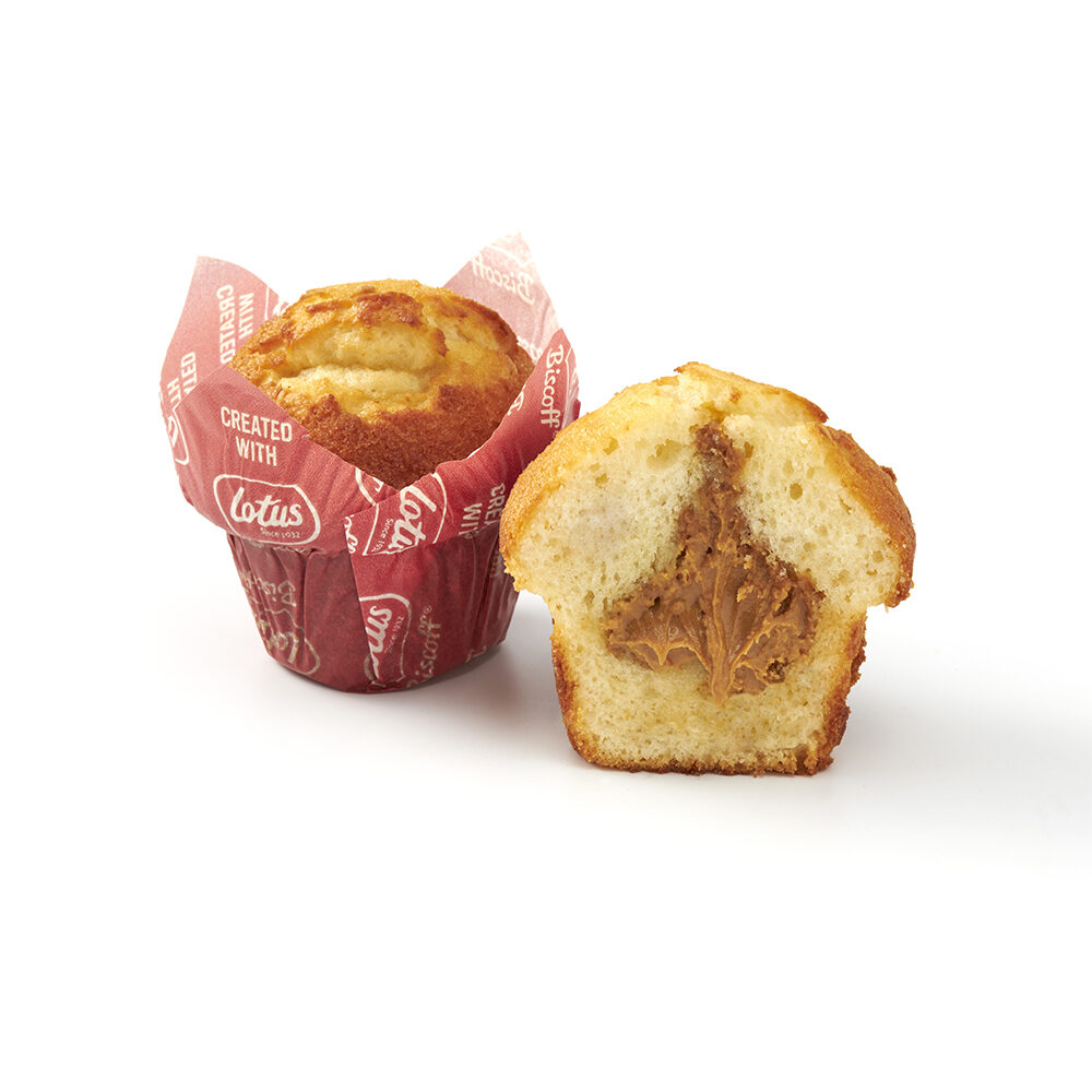C/24PC MUFFIN LOTUS BISCOFF FILLING 110G T&S