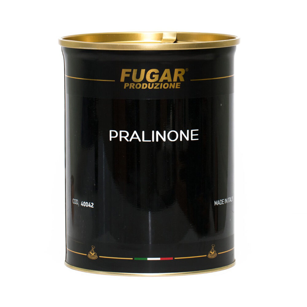 X5,5KG PASTA PRALINONE ( + CARAM. ALMOND PIECES) FUGAR