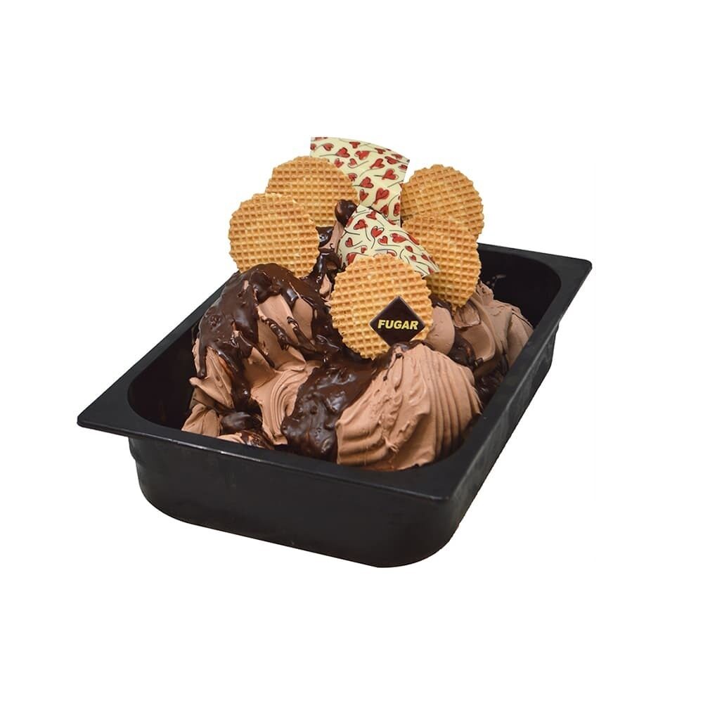 X4,5KG VARIEGATO WAFER (CRUNCHY CHOC.-HAZELN.)FUGAR