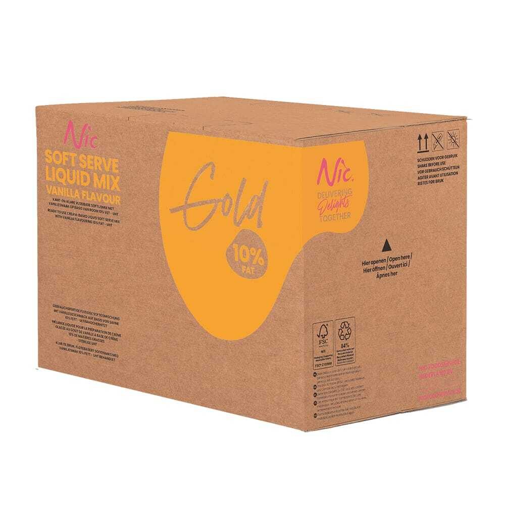 X10L MIX GLACE MOLLE LIQUIDE 10% GOLD FRUSCO