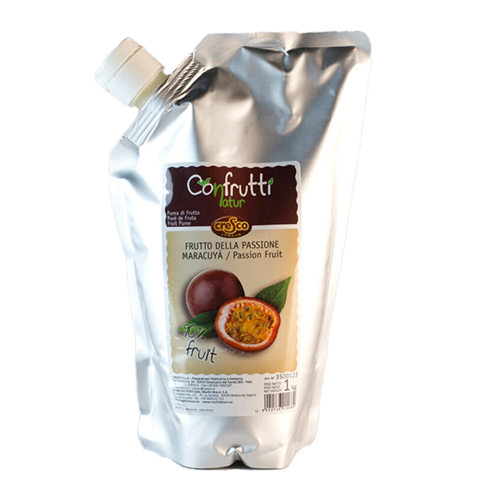 X1KG FRUIT PURE (CONFRUTTI) MARACUYA CRESCO
