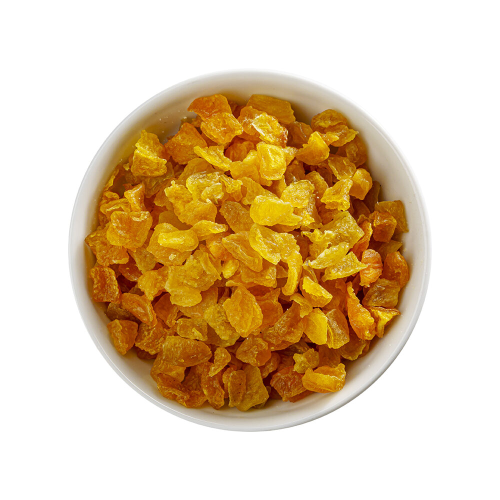 X5KG HG FRUITS SECS CUBES D'ABRICOT 9 x 9 MM CESARIN