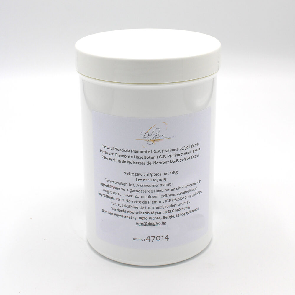 X1KG PATE PRALINE PIEMONTE 70% DELG