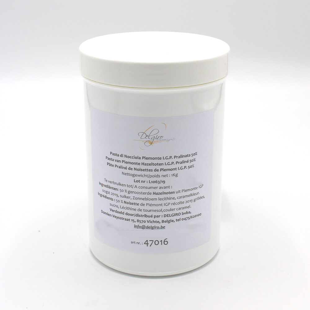 X1KG PRALINEPASTA 50% PIEMONTE
