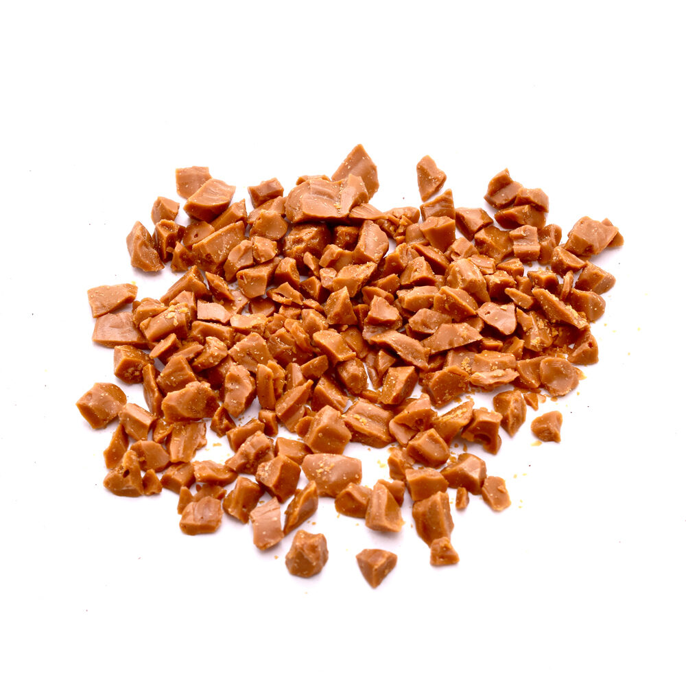 X1KG GEZOUTEN CARAMEL STUKJES 1,5-4MM