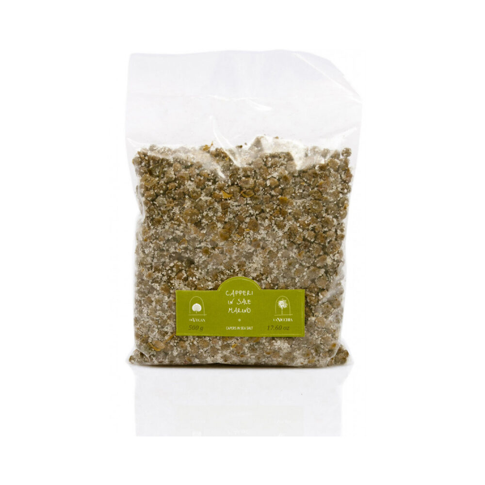 X500GR CAPERS FROM PANTELLERIA ON SEA SALT