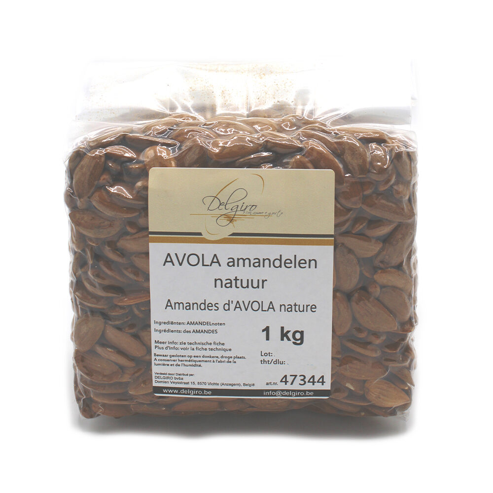 X1KG AMANDELEN AVOLA BRUIN NATUUR