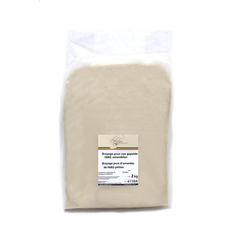 X2KG ALMONDS FARO PEELED BROYAGE PURE