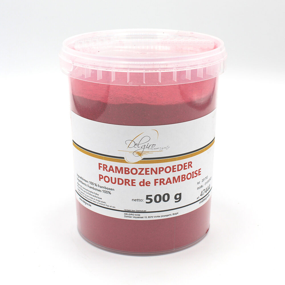 X500G FRAMBOZENPOEDER GEVRIESDROOGD DELGIRO
