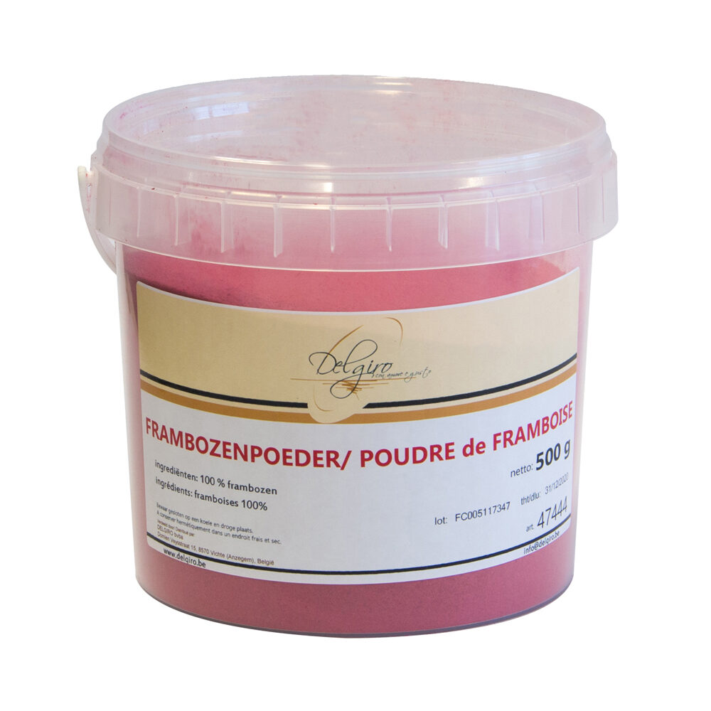 X500G FRAMBOZENPOEDER GEVRIESDROOGD DELGIRO