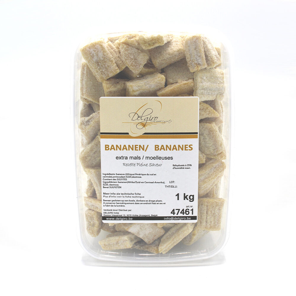 X1KG DRIED BANANA EXTRA TENDER CHUNKS
