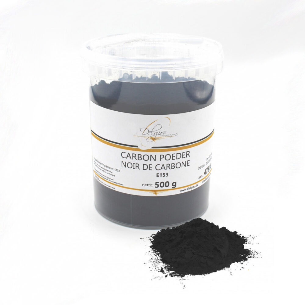 X500GR POUDRE CARBON NOIR DELGIRO