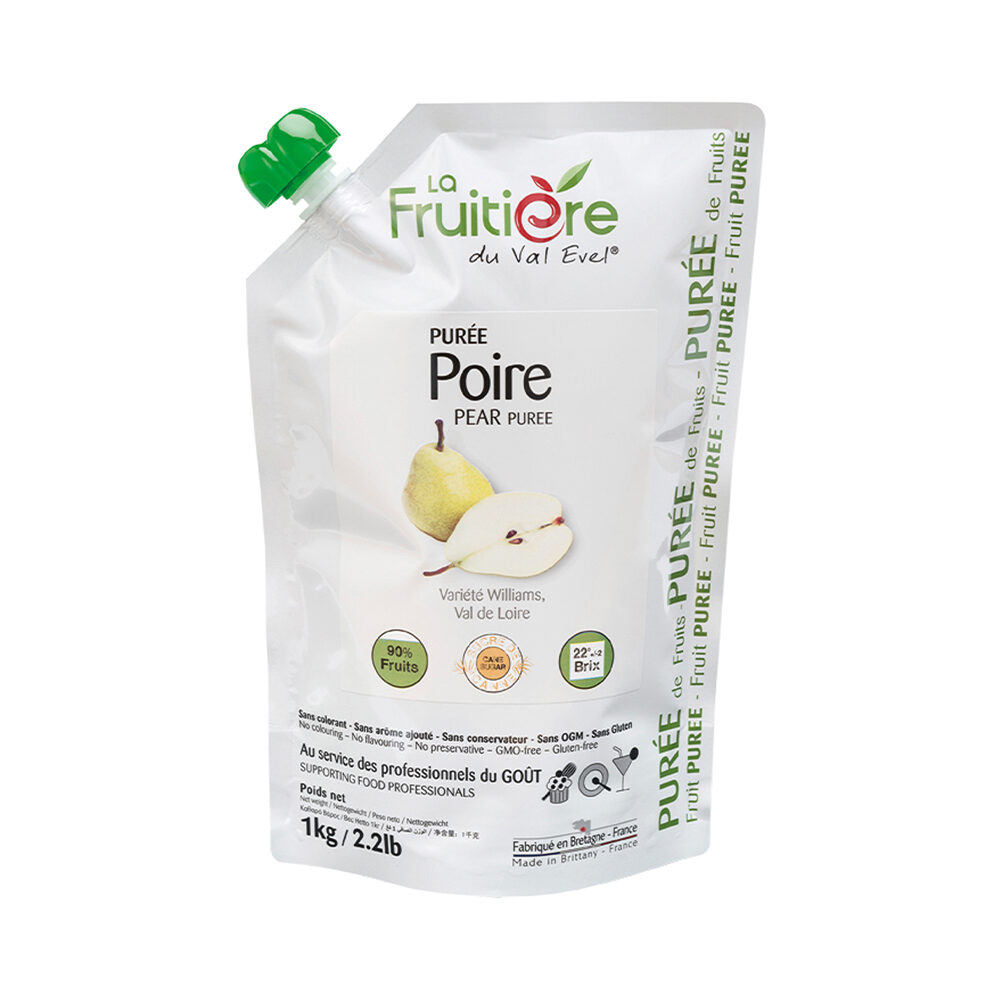 X1KG PUREE POIRE 100%