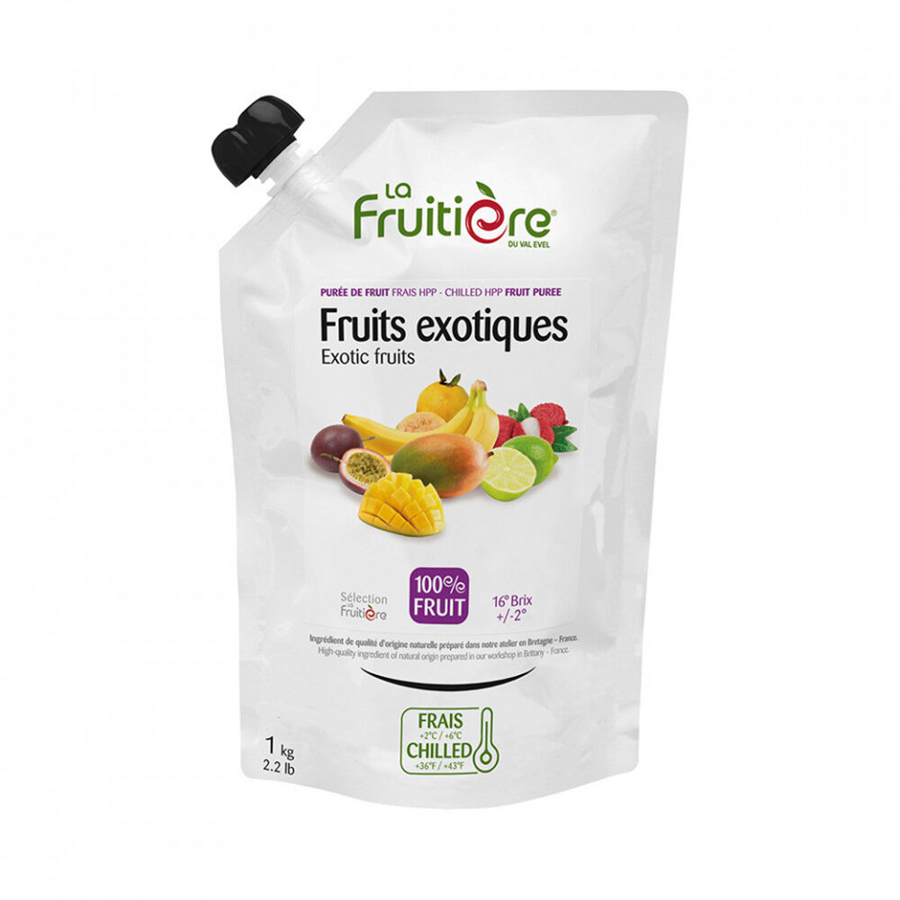 X1KG PUREE FRUITS EXOTIQUES 100%